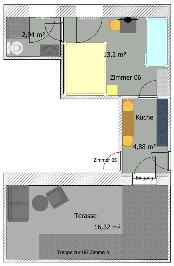 Pension Kristalpark Günzburg Zewnętrze zdjęcie