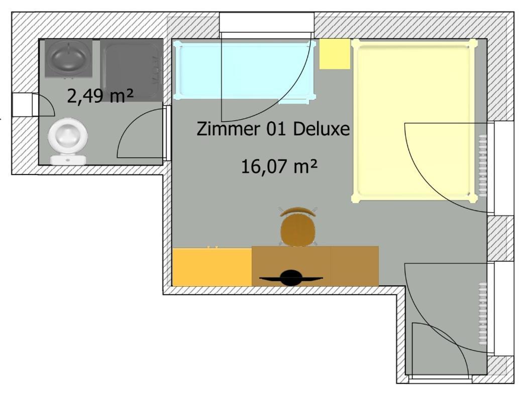 Pension Kristalpark Günzburg Zewnętrze zdjęcie